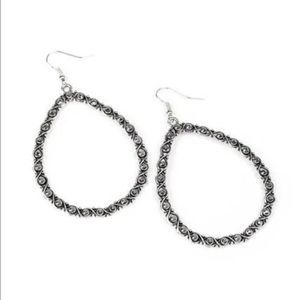 Silver Fish Hook Earrings